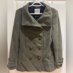 Aritzia Wool Blend Pea Coat